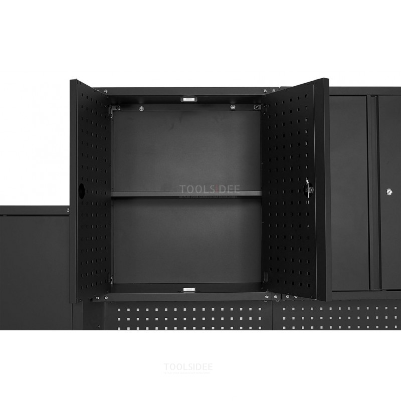 Sistema de taller modular Premium de 8 piezas HBM negro mate