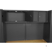 HBM modulares Premium-Werkstattsystem, 11-teilig, mattschwarz
