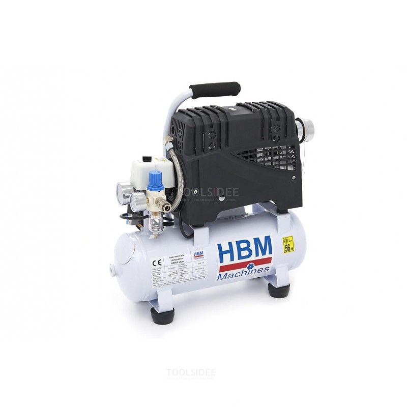 HBM 9 Liter Noise Compressor - toolsidee.ie