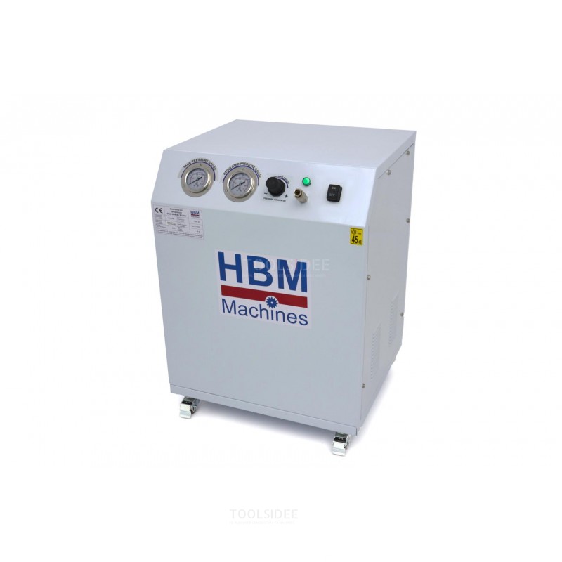 HBM Dental 750 Watt 30 Liter Professional Low Noise Compressor