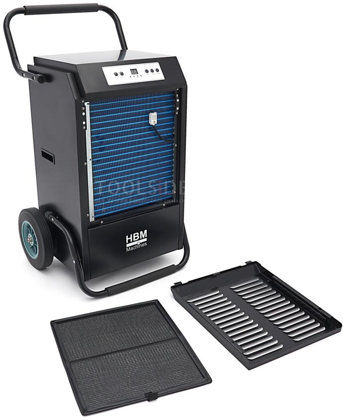 HBM 90 Professional 1080 Watt Bautrockner, Luftentfeuchter, Feuchtigkeitsauffangbehälter 90 Liter