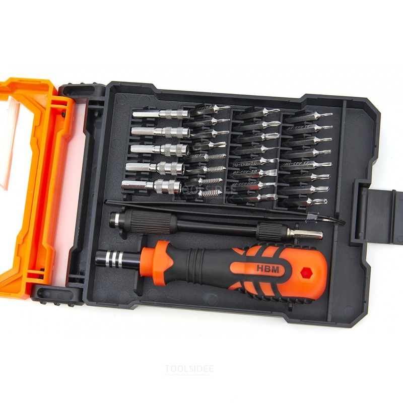HBM 34 piece precision screwdriver set