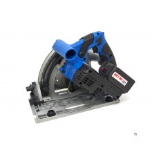 HBM professionell dyksåg, linjalsåg 165 mm på 20 volt 5,0 Ah batteri