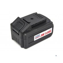 HBM professionell dyksåg, linjalsåg 165 mm på 20 volt 5,0 Ah batteri