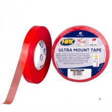 HPX Ultra Mount mounting tape - transparent 19mm x 10m