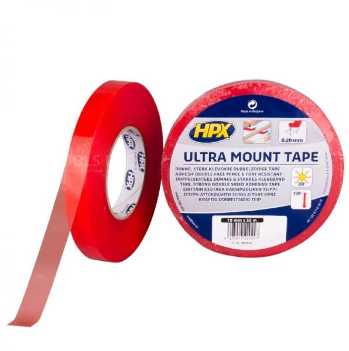 HPX Ultra Mount monteringstape - gennemsigtig 19mm x 10m