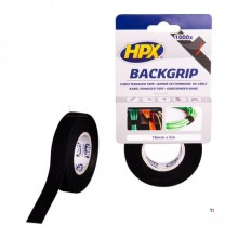 HPX Back grip  zwart 16mm x 5m 