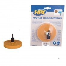 Eliminador de cintas y rayas HPX: disco de plástico + eje