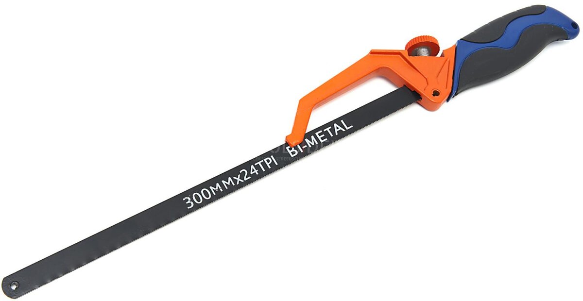 HBM Hacksaw, hacksaw bracket with 300 mm. Adjustable Saw Blade
