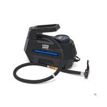 HBM 12 volt bärbar digital kompressor med tillbehör
