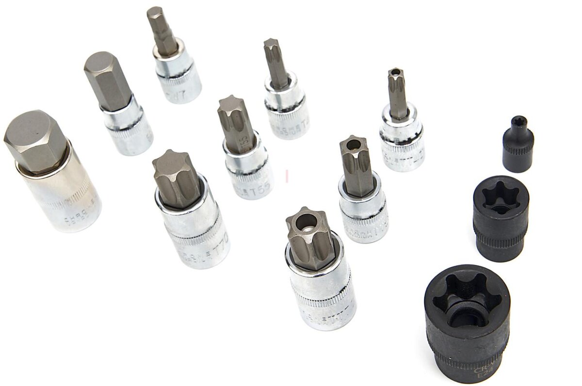 HBM 107-osainen lyhyt ja pitkä MM, tuuman Inbus, Torx, kuusiokantasarja HBM 107-osainen lyhyt ja pitkä MM, tuuman Inbus, Torx, kuusiokantasarja