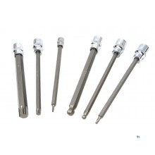 HBM 107-osainen lyhyt ja pitkä MM, tuuman Inbus, Torx, kuusiokantasarja HBM 107-osainen lyhyt ja pitkä MM, tuuman Inbus, Torx, kuusiokantasarja