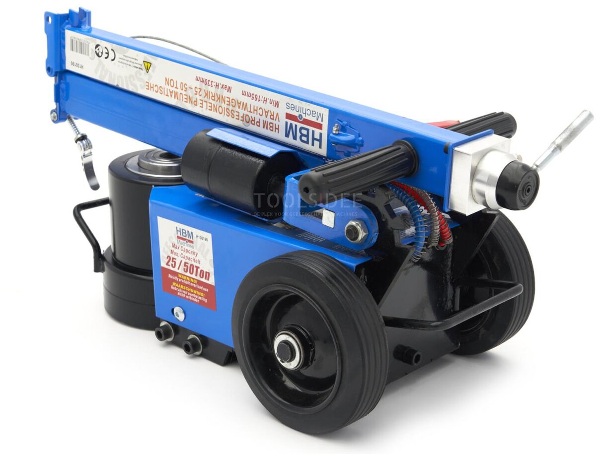 HBM Professional Pneumatic Truck Jack 25 - 50 Tonn