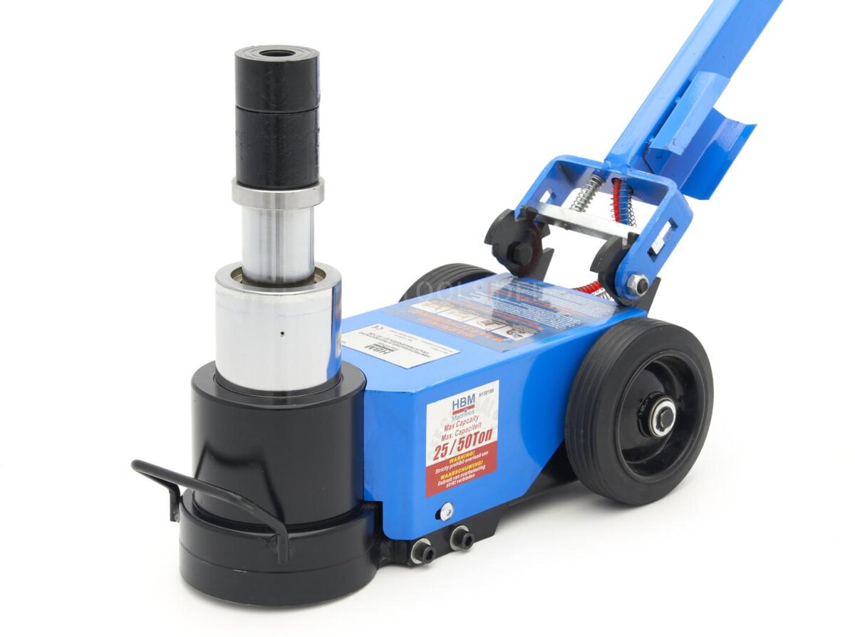 HBM Professional Pneumatic Truck Jack 25 - 50 Tonn