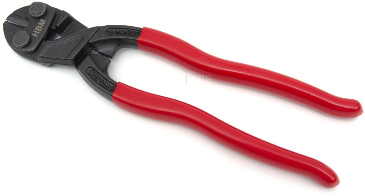 HBM 200mm. Profesjonelle 62HRC herdede boltkuttere, trådkuttere HBM 200mm. Profesjonelle 62HRC herdede boltkuttere, trådkuttere