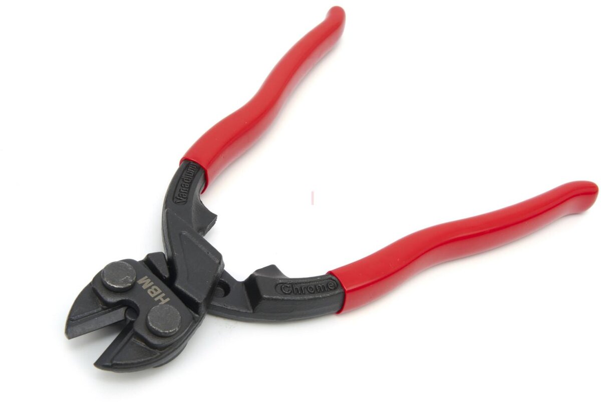 HBM 200mm. Profesjonelle 62HRC herdede boltkuttere, trådkuttere HBM 200mm. Profesjonelle 62HRC herdede boltkuttere, trådkuttere