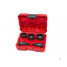 HBM 5 Piece 12 Point Force Drive Shaft Socket Set, Mounting Set With 1/2 Inch Recording for VAG