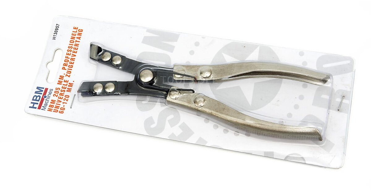 HBM 205 mm Universal-Kolbenfederzange 60 - 120 mm