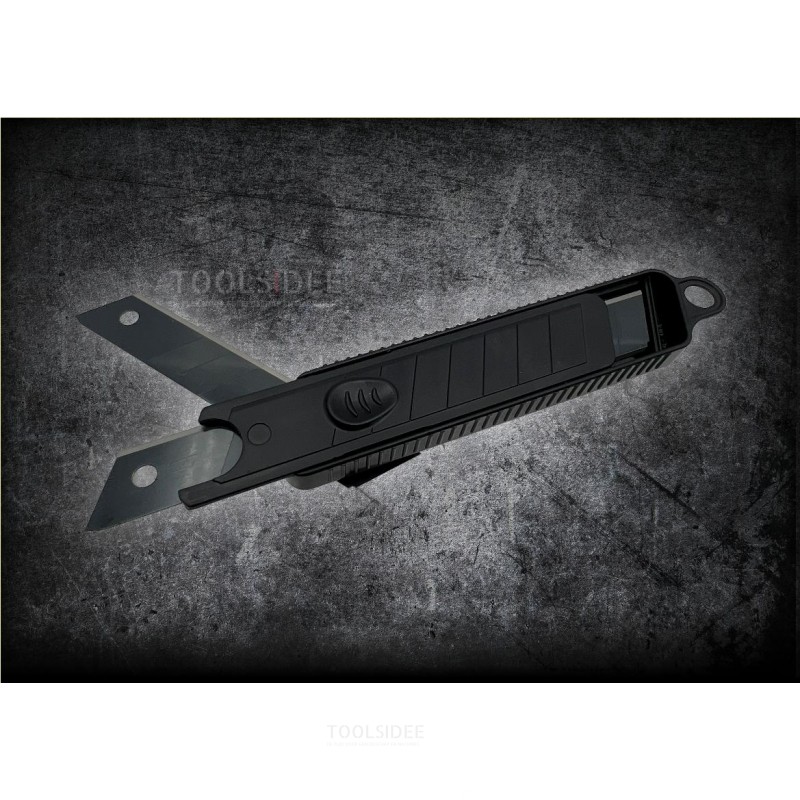 Würth Professioneel 3K Snijmes – Met 10 Extra Afbreekmessen & Lemmet 18 Mm | Vergrendeling & Ergonomisch Handvat