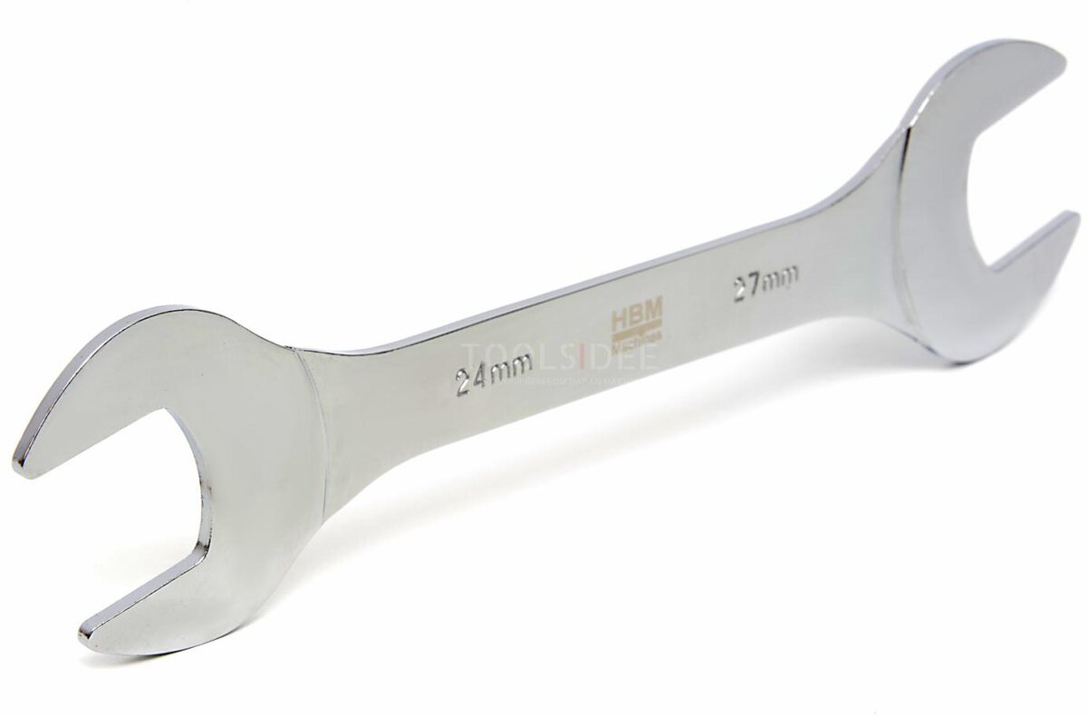 HBM Ekstra flatnøkkelsett 5,5 - 27 mm 8-delt