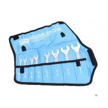 HBM Ekstra flatnøkkelsett 5,5 - 27 mm 8-delt