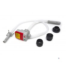 HBM Professionele olie-, benzine- en vloeistofpomp op batterijen inclusief slangen, 3 adapters, 10 l/min HBM Professionele olie-, benzine- en vloeistofpomp op batterijen inclusief slangen, 3 adapters, 10 l/min