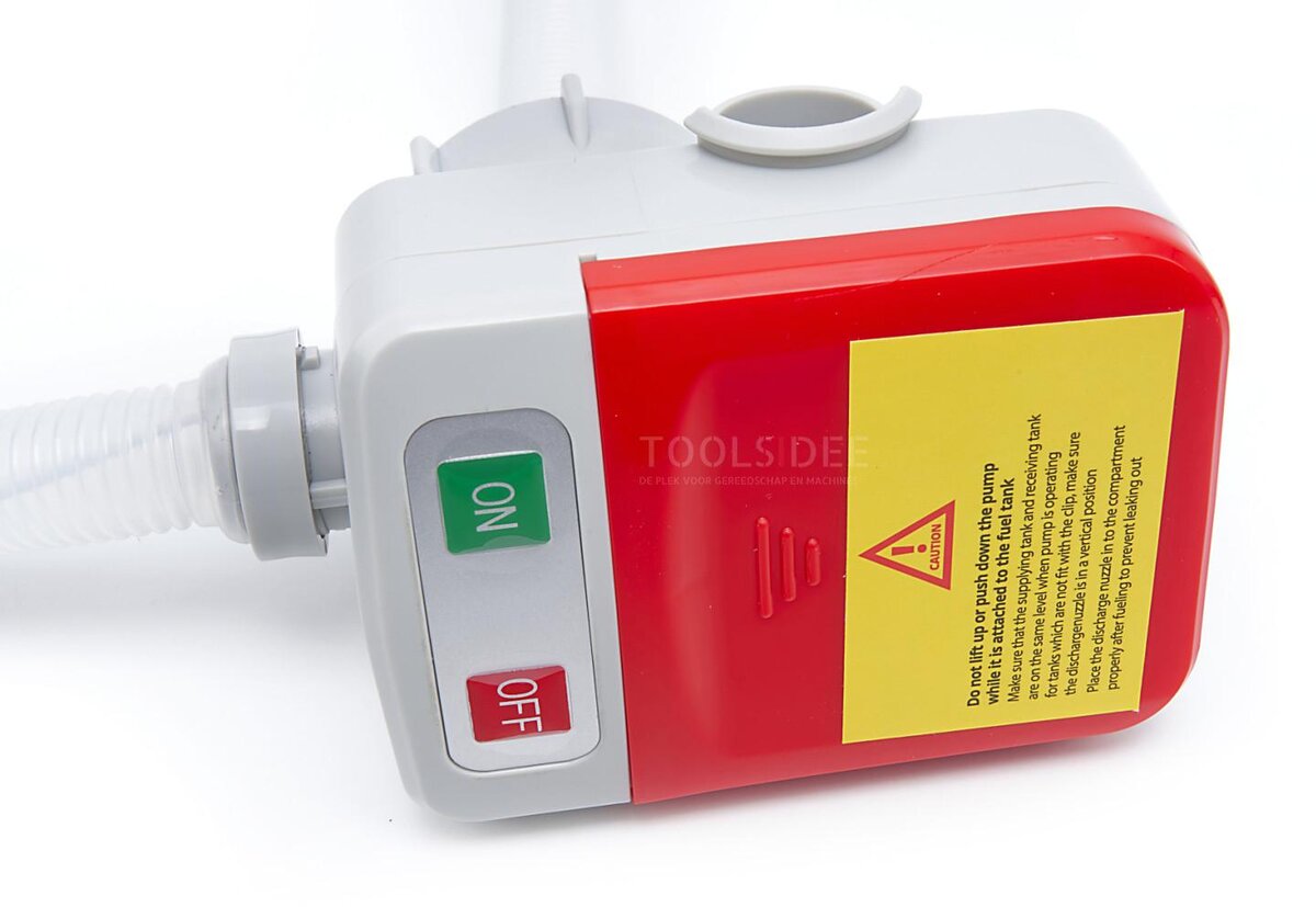 HBM Professionele olie-, benzine- en vloeistofpomp op batterijen inclusief slangen, 3 adapters, 10 l/min HBM Professionele olie-, benzine- en vloeistofpomp op batterijen inclusief slangen, 3 adapters, 10 l/min