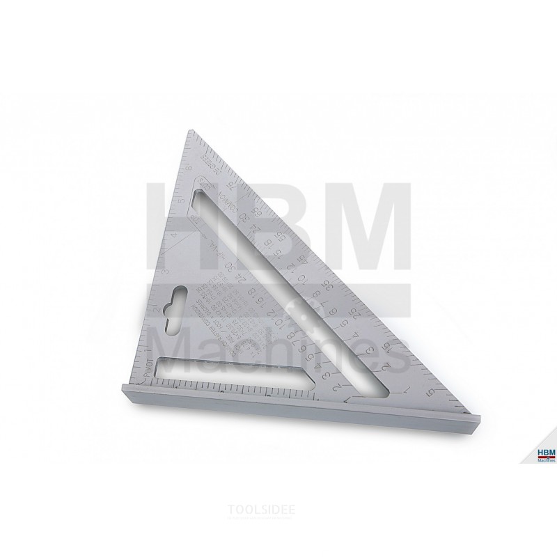 Triangle HBM en aluminium - Équerre de mesure