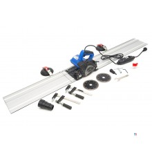 HBM 1400W Stone Incursion Hand Saw Water Cooled With Ruler 3 x 500 mm and 3 Diamond Saw Blades HBM 1400W Stone Incursion Hand Saw Water Cooled With Ruler 3 x 500 mm and 3 Diamond Saw Blades