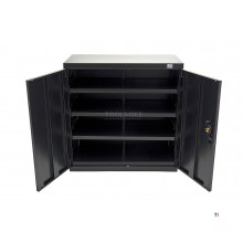 HBM Profi Tool cabinet 90 x 45 x 90 cm. with 3 shelves HBM Profi Tool cabinet 90 x 45 x 90 cm. with 3 shelves