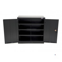 HBM Profi Tool cabinet 90 x 45 x 90 cm. with 3 shelves HBM Profi Tool cabinet 90 x 45 x 90 cm. with 3 shelves