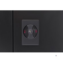 HBM Profi Tool cabinet 90 x 45 x 90 cm. with 3 shelves HBM Profi Tool cabinet 90 x 45 x 90 cm. with 3 shelves