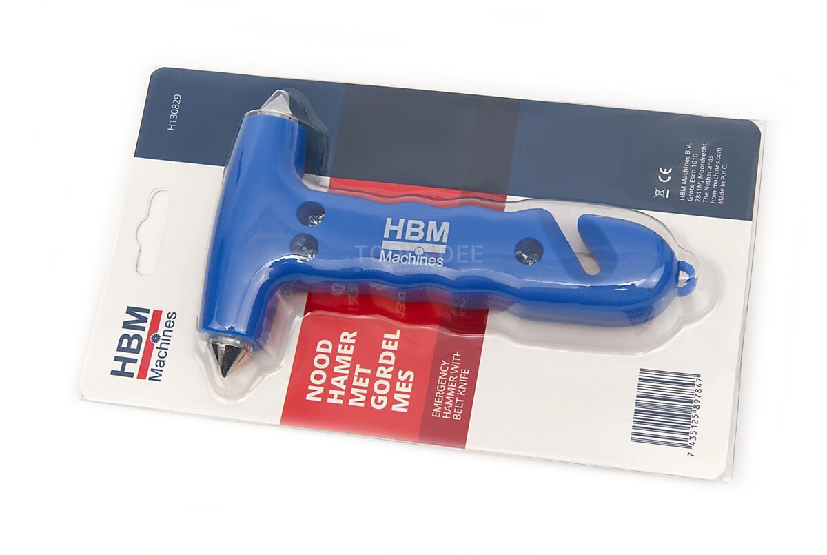 HBM 150mm. Emergency hammer with belt knife HBM 150mm. Emergency hammer with belt knife