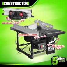 CONSTRUCTOR Circular saw table 800W - 200 mm + acc.