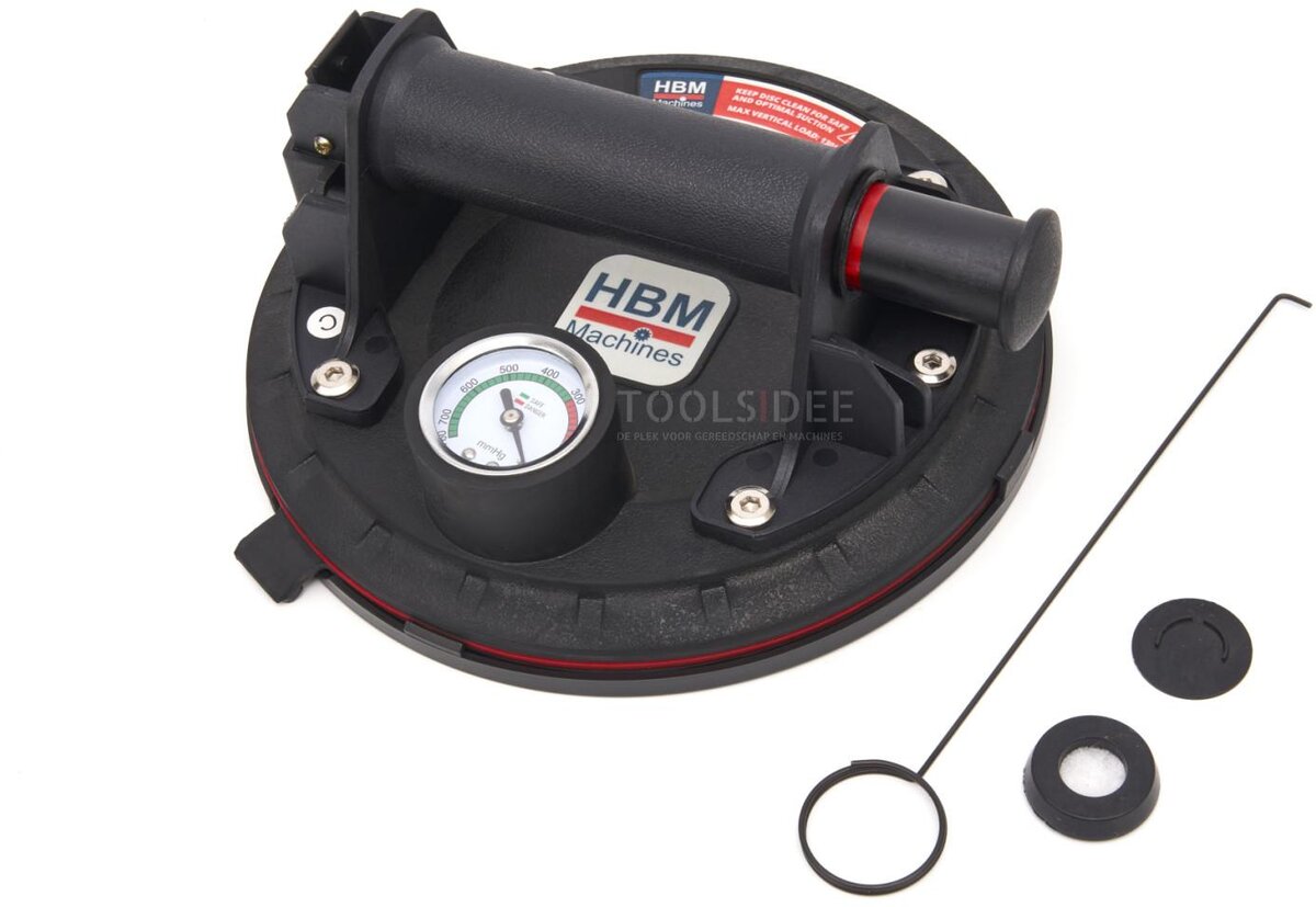 HBM 200 mm. Fliesensauger mit Vakuumpumpe 110 Kg.
