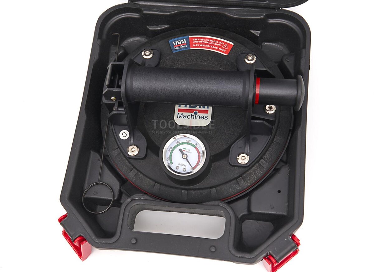 HBM 200 mm. Fliesensauger mit Vakuumpumpe 110 Kg.