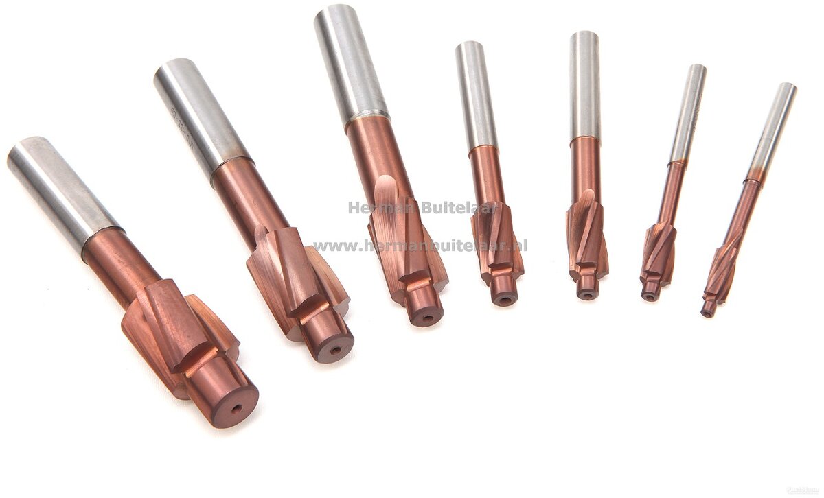 HBM 7-stykke HSS - 5% kobolt Inbus-tennskrue sett