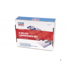 HBM 4-delt limsparkelsett 6, 8, 10 og 12 mm. HBM 4-delt limsparkelsett 6, 8, 10 og 12 mm.
