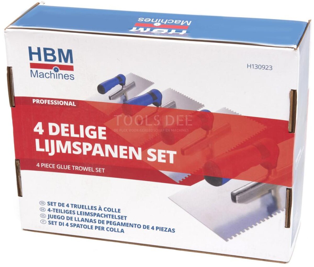 HBM 4-delt limsparkelsett 6, 8, 10 og 12 mm. HBM 4-delt limsparkelsett 6, 8, 10 og 12 mm.