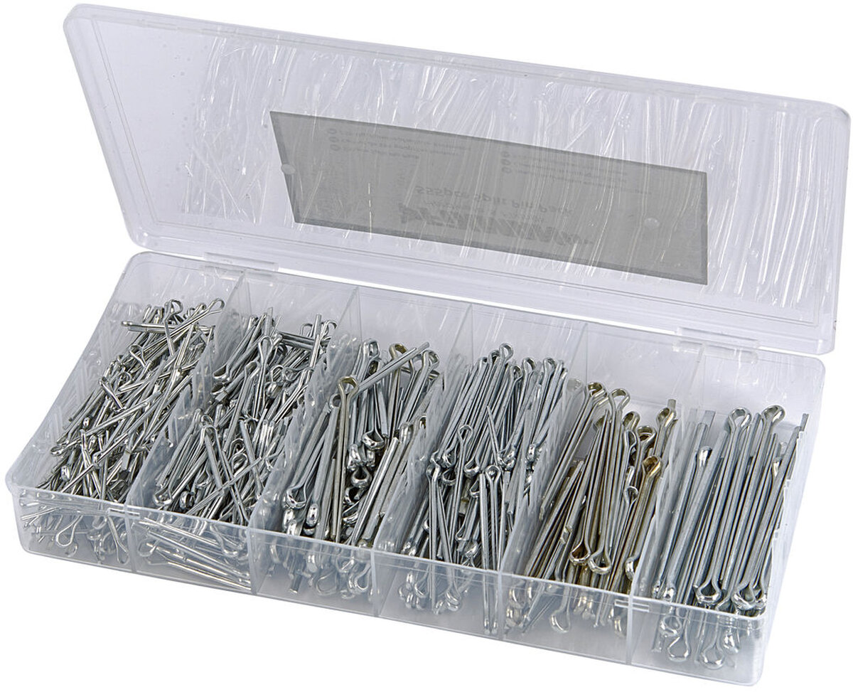 HBM 555 Piece Split Pins Assortment