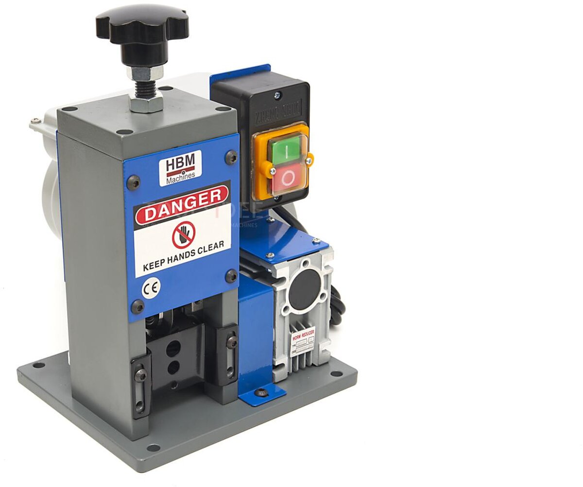 HBM Profesjonell elektrisk kabelstripper, kabelskreller, trådstrippingsmaskin