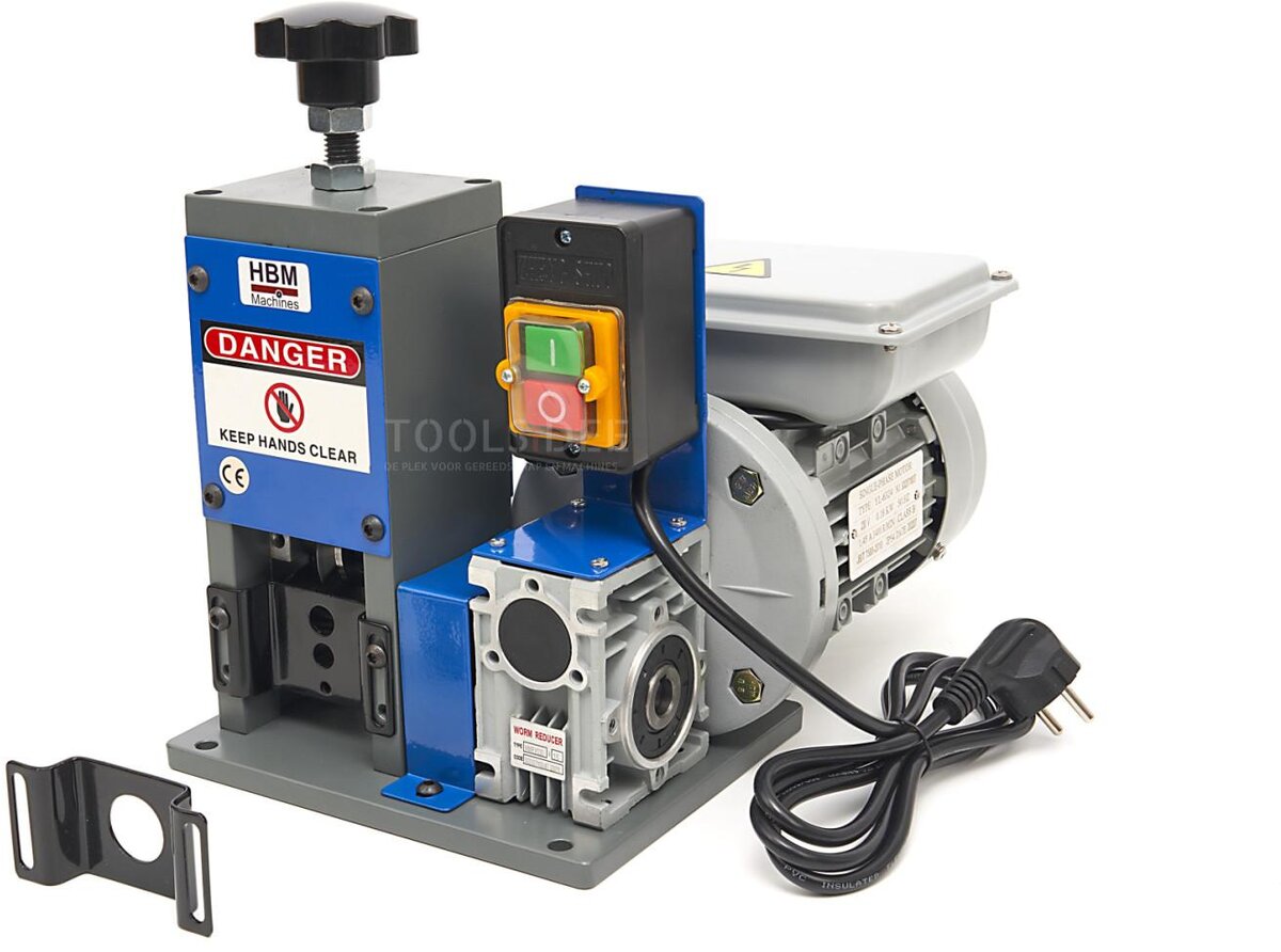 HBM Profesjonell elektrisk kabelstripper, kabelskreller, trådstrippingsmaskin