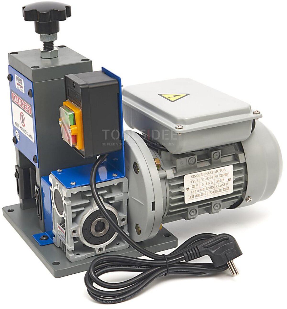 HBM Profesjonell elektrisk kabelstripper, kabelskreller, trådstrippingsmaskin