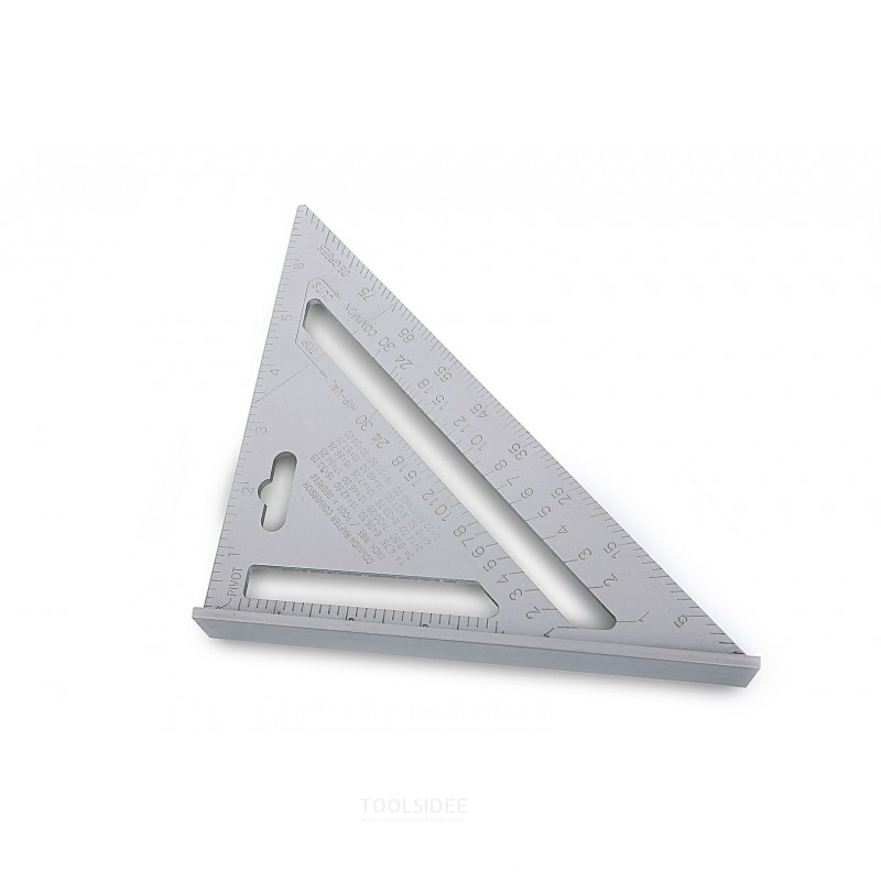 Silverline 'tunga' aluminiumtäckning som mäter triangel