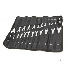 HBM 23-delers profesjonell ring, skralle, skrunøkkelsett, metrisk og tommestørrelse HBM 23-delers profesjonell ring, skralle, skrunøkkelsett, metrisk og tommestørrelse