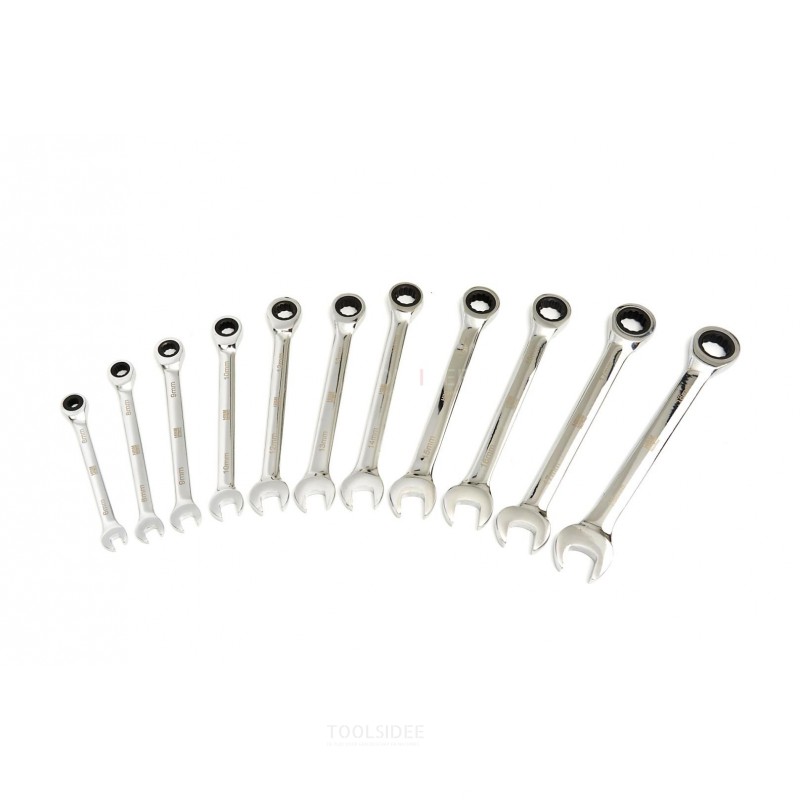 HBM 23 Piece Professional Ring, Ratchet, Spanner Set Metric and Inch Sizes