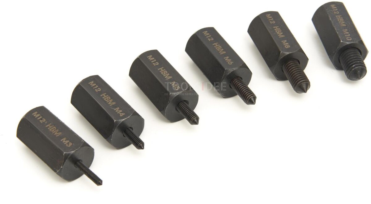 HBM slagaftrækkersæt til gevindstang 10 stk