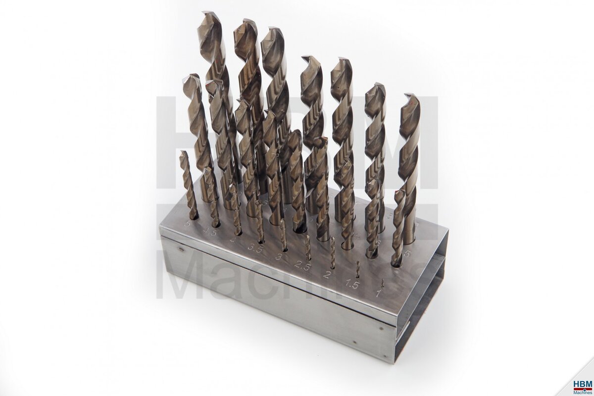 HBM RVS Borenstandaard 1-13mm