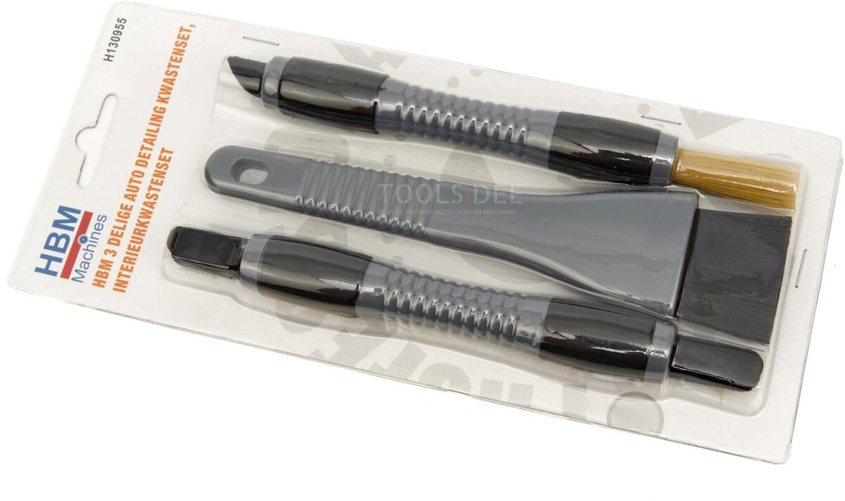 HBM Auto Detailing børstesett 3-delt HBM Auto Detailing børstesett 3-delt
