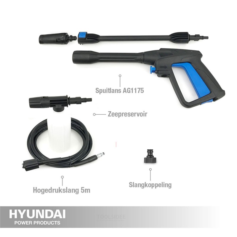 Hyundai højtrykssprøjte 1600W kompakt